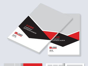 商務公司形象宣傳畫冊版式CDR設計模板素材